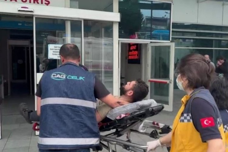 Karab&uuml;k'te haddehanede iş kazası