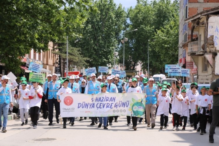 Bursa G&uuml;rsu'da &ccedil;evre y&uuml;r&uuml;y&uuml;ş&uuml; yapıldı
