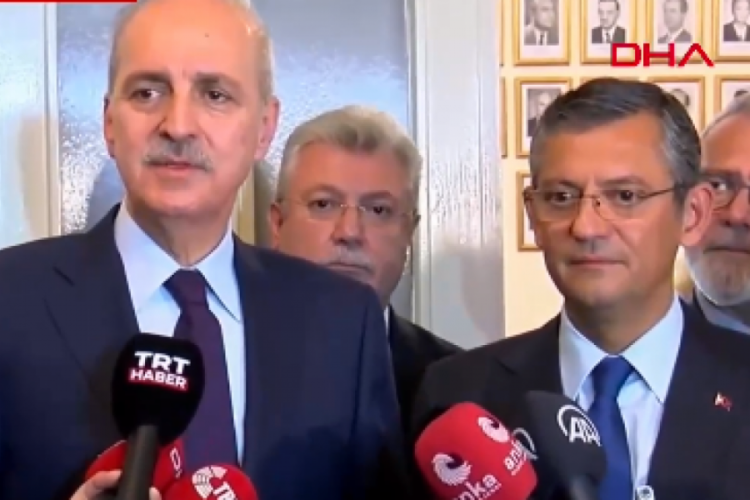 Numan Kurtulmuş, CHP'nin TBMM Grubunu ziyaret etti