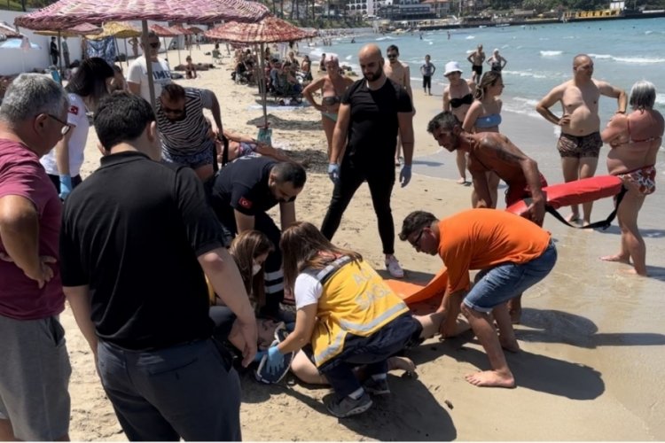 Kız arkadaşını kurtarmak isterken kendisi de boğuluyordu
