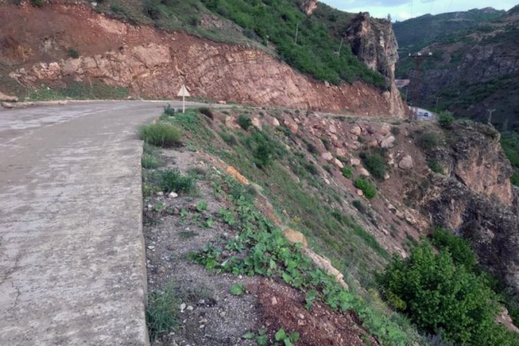 G&uuml;m&uuml;şhane'de kamyonet u&ccedil;uruma yuvarlandı: 1 &ouml;l&uuml;