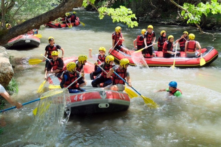 Bursa Orhaneli'de iki yılda 15 bin rafting tutkunu ağırlandı