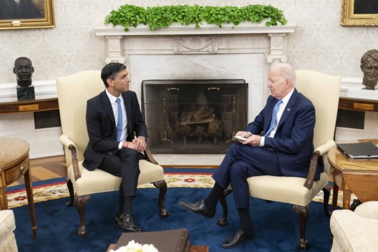 Biden, İngiltere Başbakanı Sunak ile bir araya geldi