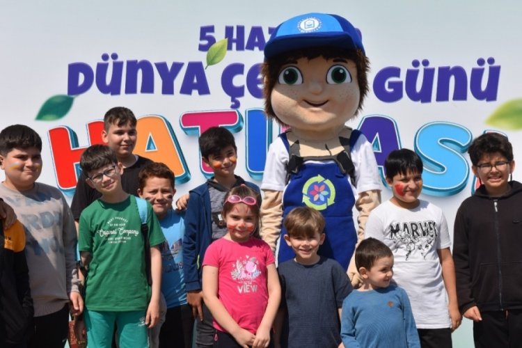 D&uuml;nya &Ccedil;evre G&uuml;n&uuml;'nde Bursa Yıldırım'daki &ccedil;ocuklar unutulmaz anlar yaşadı