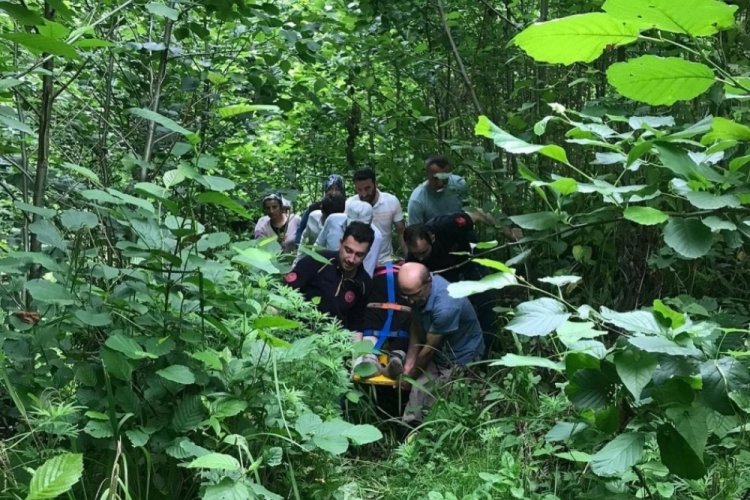Rize'de teleferikten d&uuml;şen kadın yaralandı