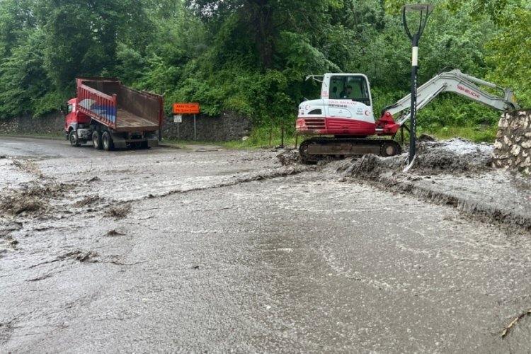 Ordu Aybastı'da sağanak etkili oldu