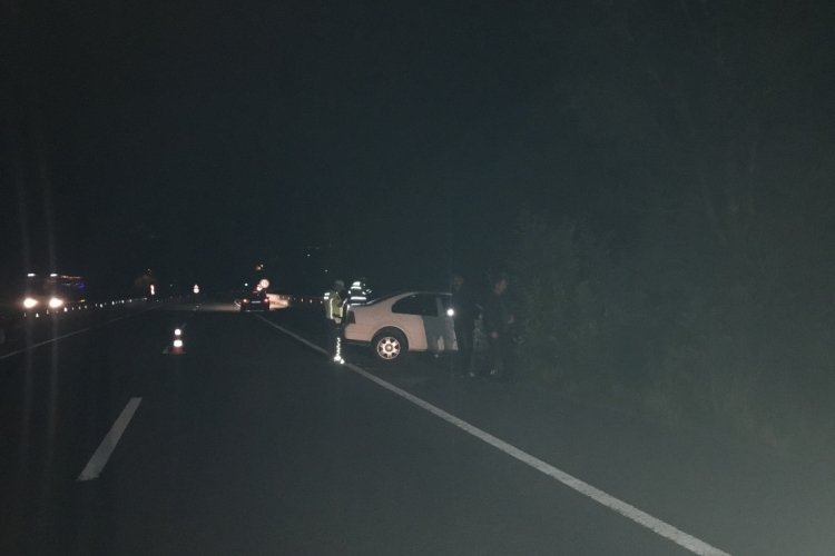 G&uuml;m&uuml;şhane'de trafik kazası