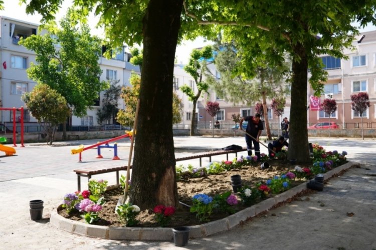 Bursa'da G&uuml;rsu'nun parkları yaza hazır