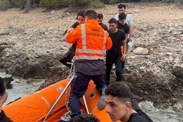 Karaada'da mahsur kalan 9 ka&ccedil;ak g&ouml;&ccedil;men kurtarıldı