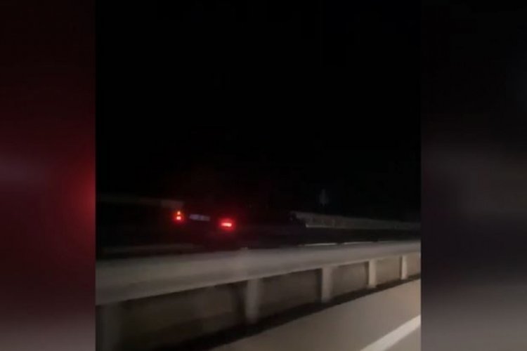 Yalova-Bursa&nbsp;kara yolunda tehlikeli anlar