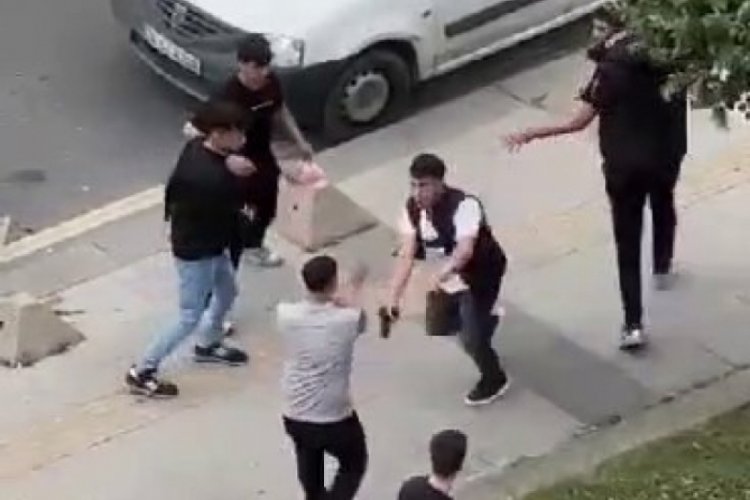 İstanbul'da silahlı kavga kamerada