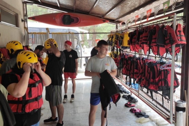Bursa basını Orhaneli Rafting parkurunda