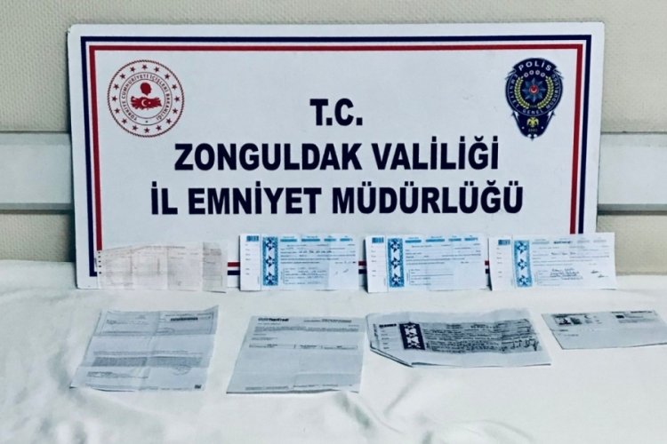 Zonguldak'ta tefecilere operasyonda 5 g&ouml;zaltı