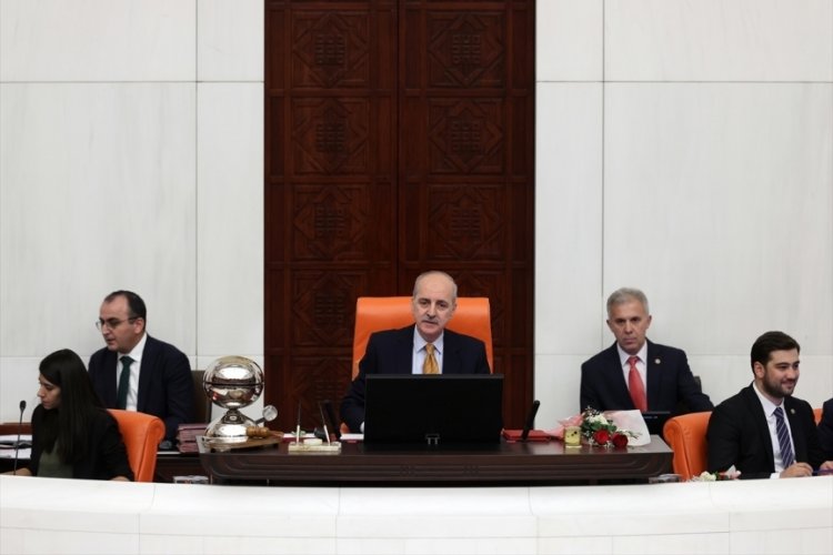 TBMM Genel Kurulu Meclis Başkanı Kurtulmuş başkanlığında toplandı