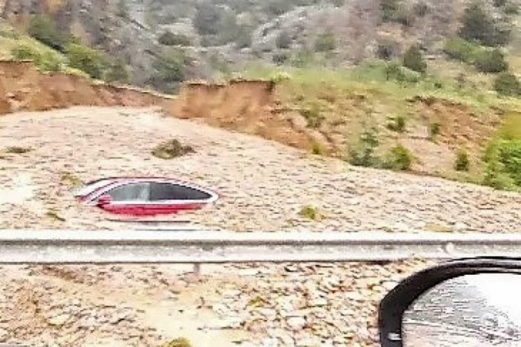 Selin getirdiği &ccedil;amur aracı yuttu