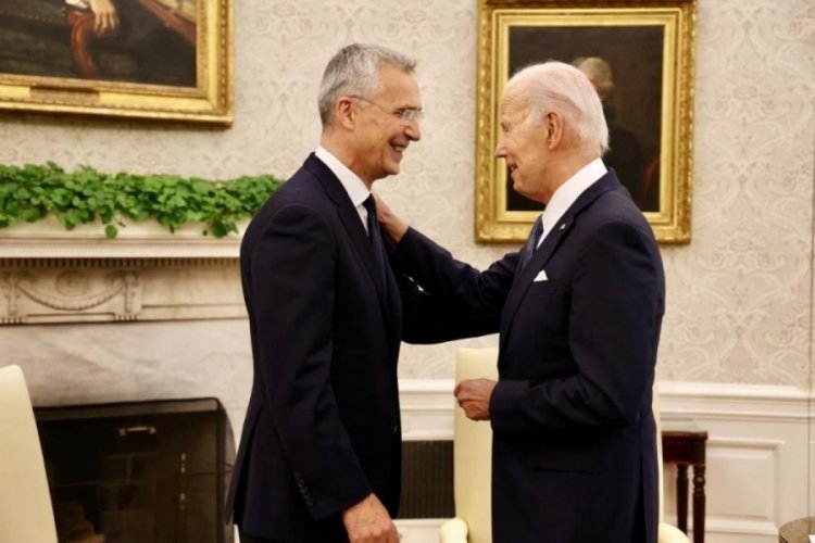 Biden, NATO Genel Sekreteri Stoltenberg ile bir araya geldi