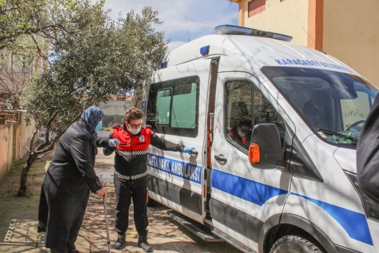 Bursa'da hasta nakil aracı ile ihtiya&ccedil; sahiplerine kesintisiz hizmet