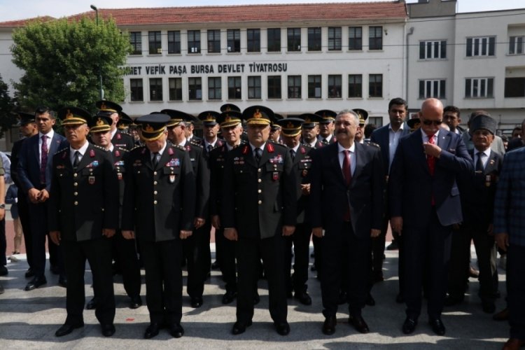 Bursa'da Jandarma Teşkilatının kuruluş yıl d&ouml;n&uuml;m&uuml; t&ouml;reni