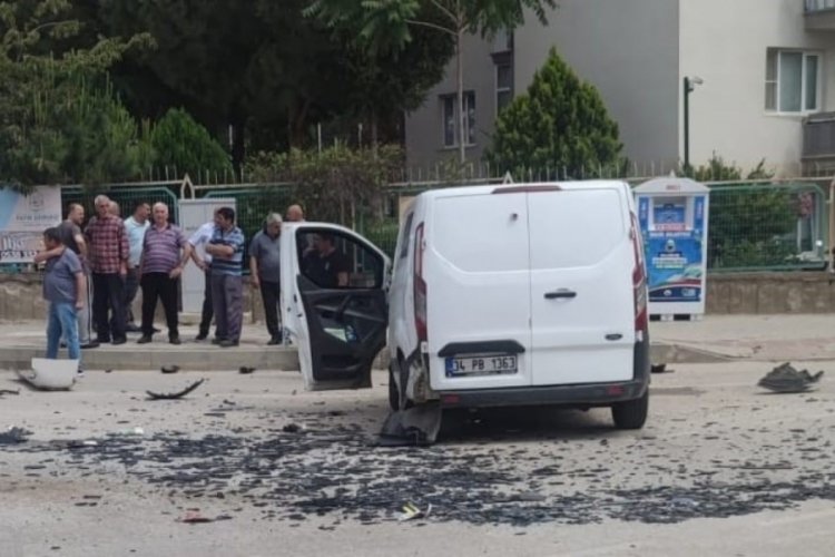 Bursa İneg&ouml;l'de trafik kazası: 2 yaralı