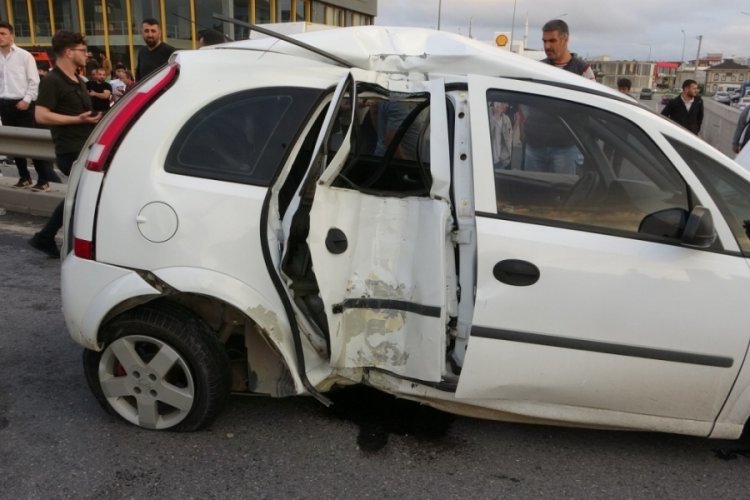 Samsun'da trafik kazası: Yaralılar var