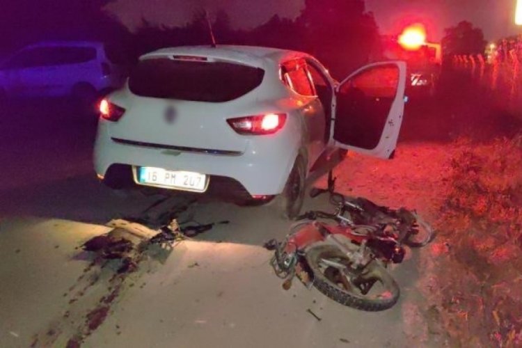 Bursa'da gece yarısı &ouml;l&uuml;ml&uuml; kaza