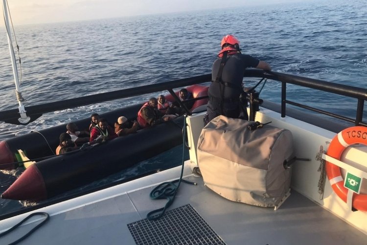 Bodrum'da 9 g&ouml;&ccedil;men kurtarıldı