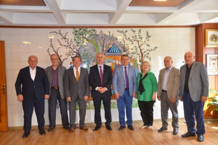 BESOB Bursa Vergi Dairesi Başkanı H&uuml;seyin Erol'u ağırladı