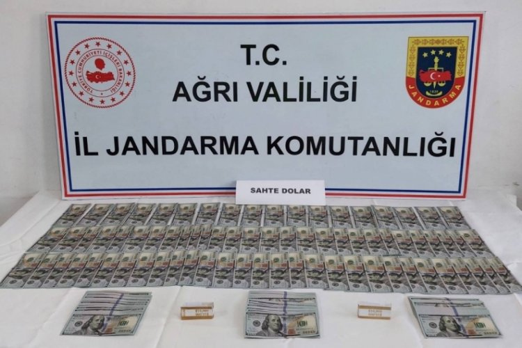 Ağrı'da sahte dolar operasyonu