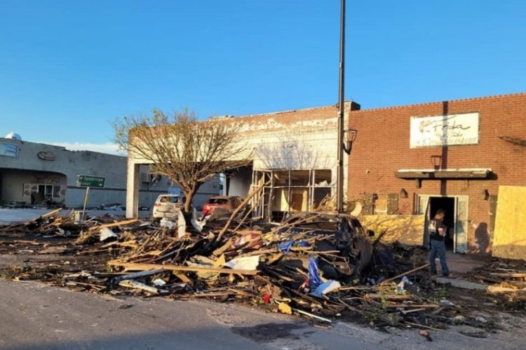 Texas'ta hortum felaketi: 3 &ouml;l&uuml;, 56 yaralı