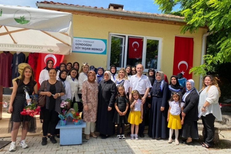 G&uuml;ndoğdu K&ouml;y Yaşam Merkezi'nde El Sanatları Sergisi a&ccedil;ıldı