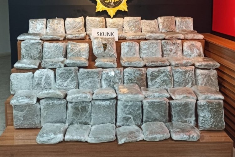 Şanlıurfa'da 38 kilo uyuşturucu bulundu