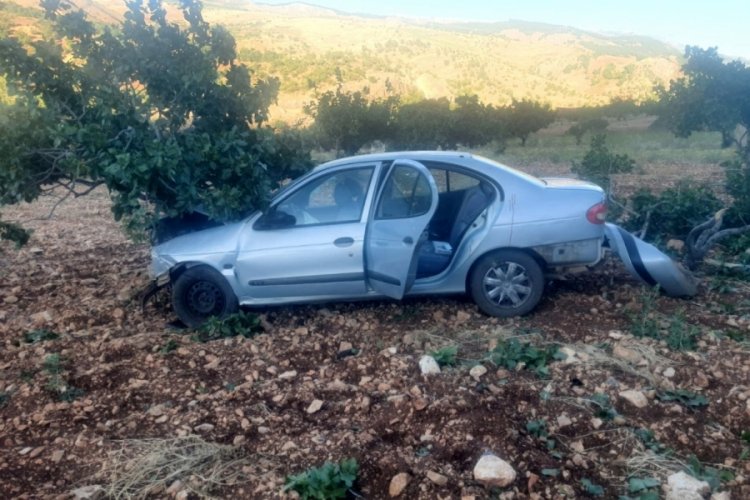 Adıyaman'da otomobil yoldan &ccedil;ıkarak devrildi: 5 yaralı