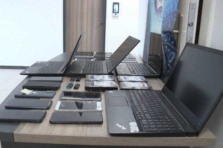 Kocaeli'de kurdukları dolandırıcılık sitesi i&ccedil;in reklam bile vermişler