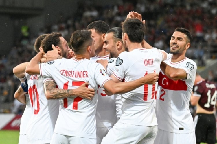A Milliler, Letonya'dan galibiyetle d&ouml;n&uuml;yor