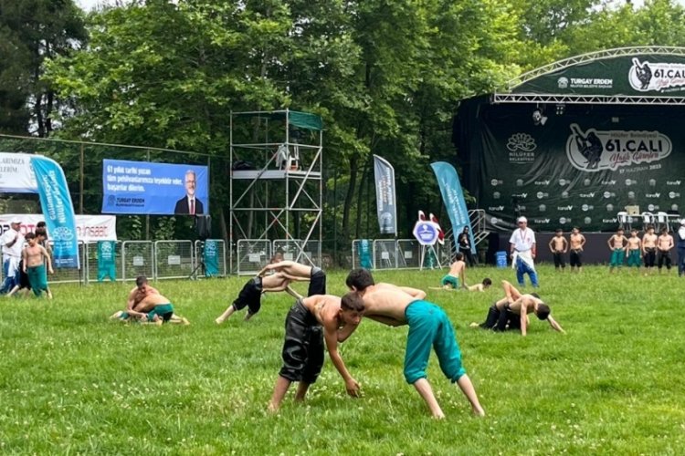 61. Geleneksel Tarihi &Ccedil;alı G&uuml;reşleri başladı