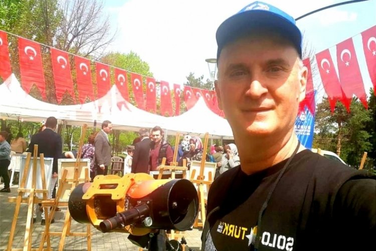 Bursa'da g&ouml;ky&uuml;z&uuml; fotoğraf&ccedil;ısı 16 dakikada 85 şimşek fotoğrafladı