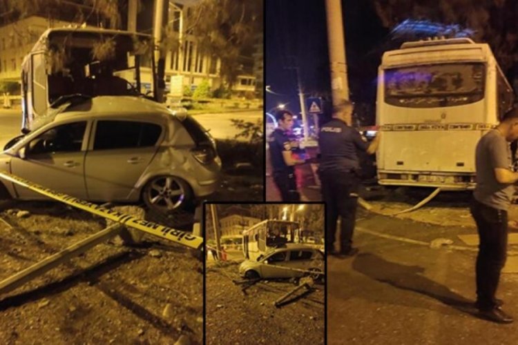 Hatay'da midib&uuml;s ile otomobil &ccedil;arpıştı! 1 &ouml;l&uuml;, 24 yaralı