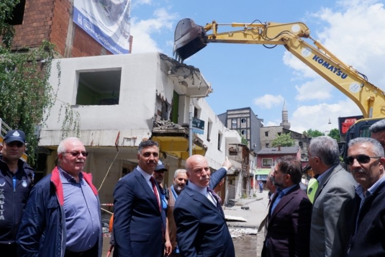 Erzurum'da kentsel d&ouml;n&uuml;ş&uuml;m i&ccedil;in d&uuml;ğmeye basıldı