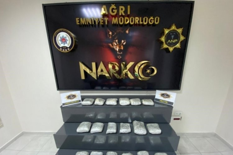 Ağrı'da uyuşturucu operasyonu! 6 kilo 210 gram skunk ele ge&ccedil;irildi