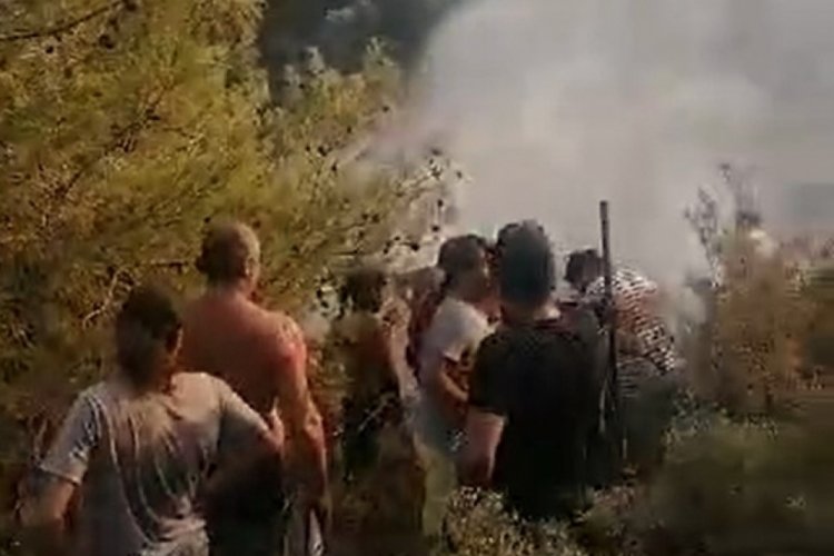 Muğla Fethiye'de orman yangını &ccedil;ıktı
