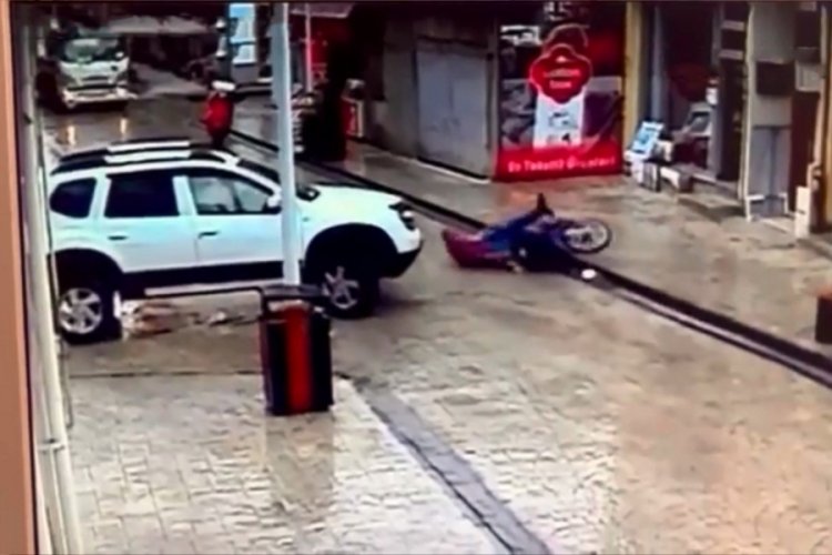 Tekirdağ'da trafiğe kapalı caddede feci kaza
