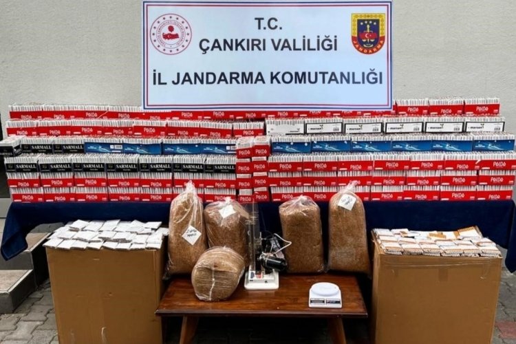 &Ccedil;ankırı'da 80 bin sarılmış makaron yakalandı