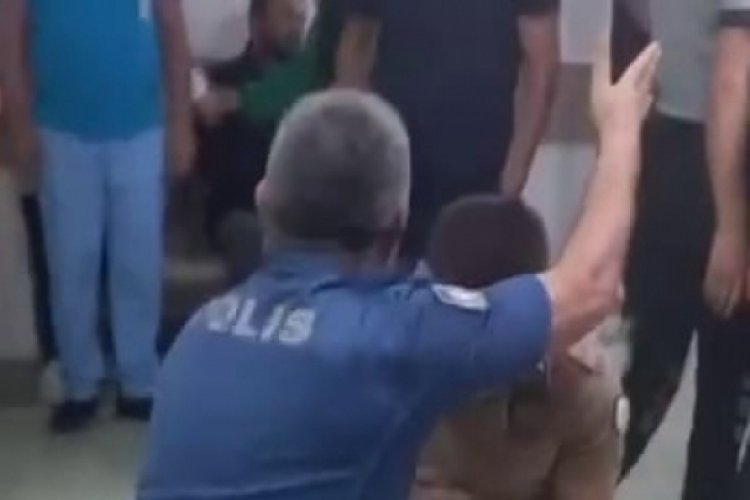 Hastaneyi birbirine katan alkoll&uuml; şahsı polis b&ouml;yle etkisiz hale getirdi