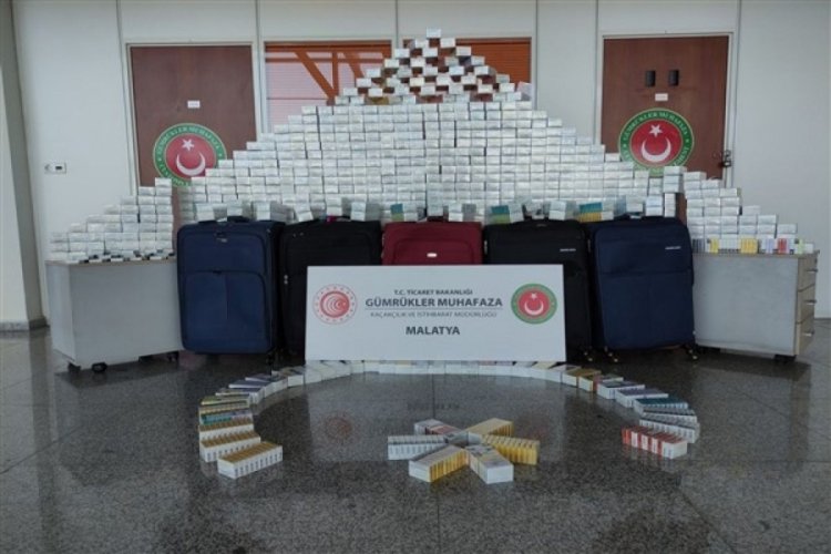 6 bin 500 paket ka&ccedil;ak elektronik sigara t&uuml;t&uuml;n&uuml; ele ge&ccedil;irildi