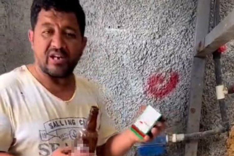 "İneğe i&ccedil;ki" videosunun ardından &ccedil;iftlik &ccedil;alışanı tutuklandı