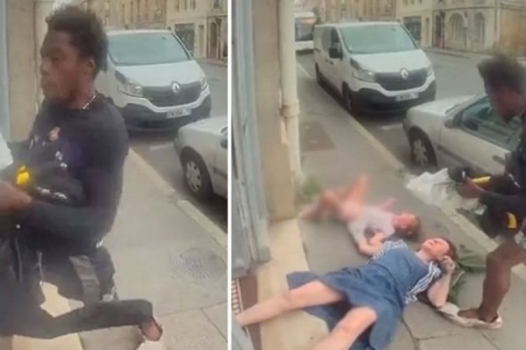 Fransa'da yaşlı kadın ve k&uuml;&ccedil;&uuml;k &ccedil;ocuğa g&ouml;&ccedil;men saldırısı