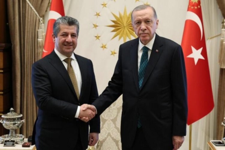 Cumhurbaşkanı Erdoğan, Barzani'yi kabul etti