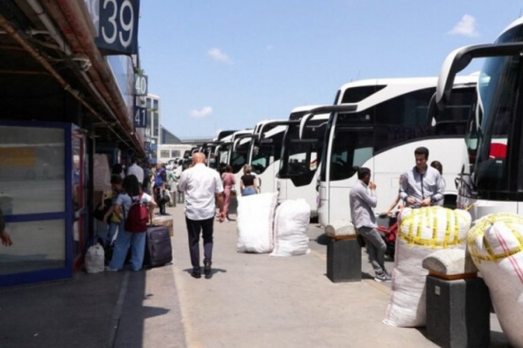 15 Temmuz Demokrasi Otogarı'nda Kurban Bayramı &ouml;ncesi yoğunluk