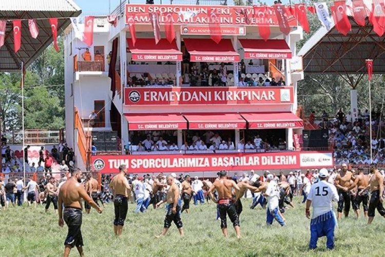Kırkpınar'da başpehlivan olacak g&uuml;reş&ccedil;iye 1 milyon lira &ouml;d&uuml;l