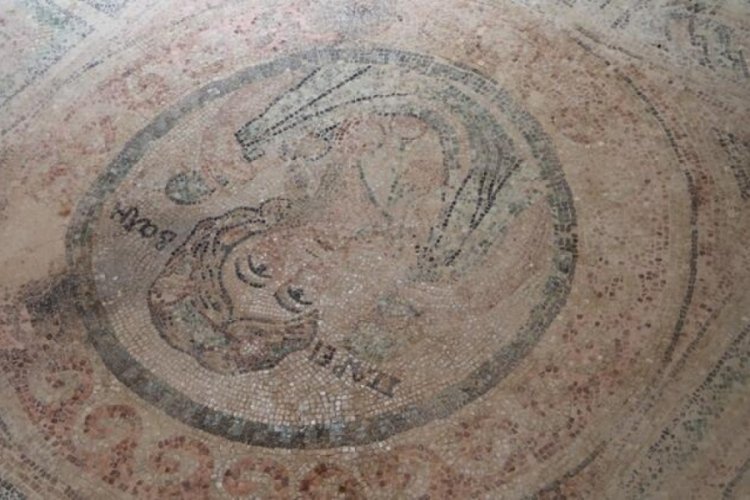 Amasya Arkeoloji M&uuml;zesi'nde 1700 yıllık Bereket Tanrı&ccedil;ası mozaiği sergileniyor